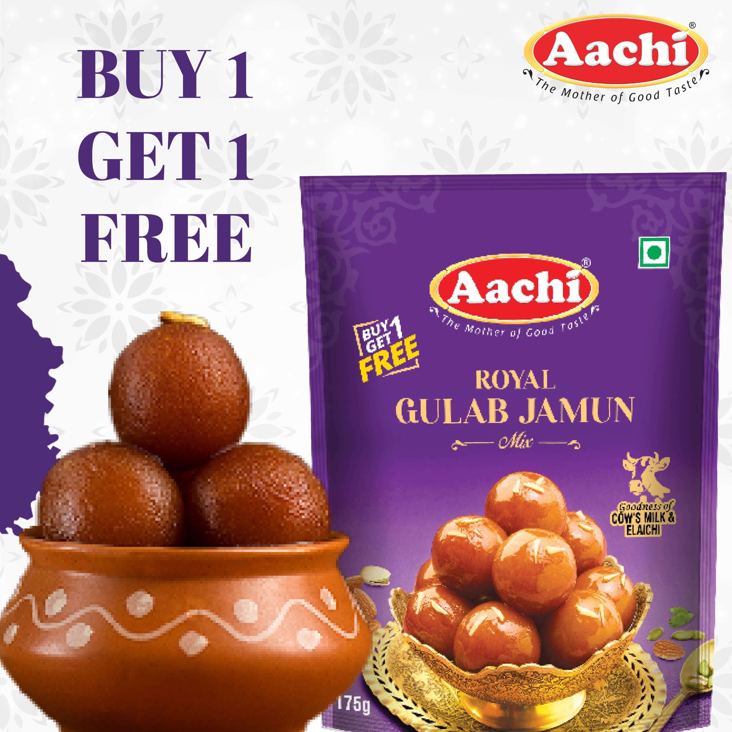 Aachi Gulab Jamun Mix 175g Organic Store