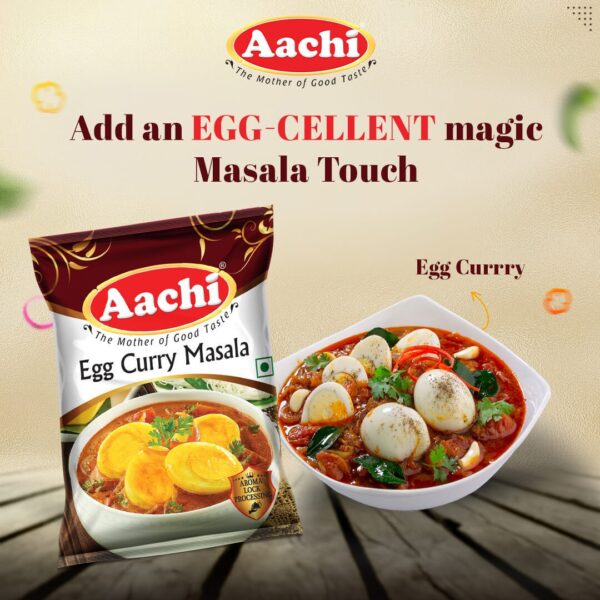 Aachi Egg Curry Masala 50g - Image 3