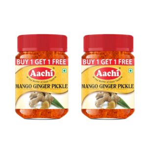 Aachi Pickle Mango Ginger Jar 200g