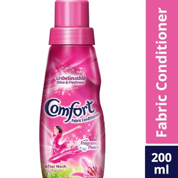 Comfort Lily Fresh Fabric Conditioner Pink 200ml