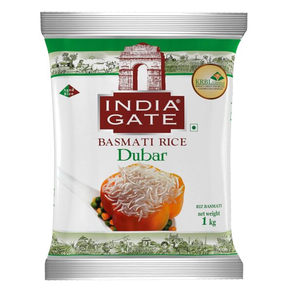 INDIA GATE BASMATI RICE DUBAR 1kg