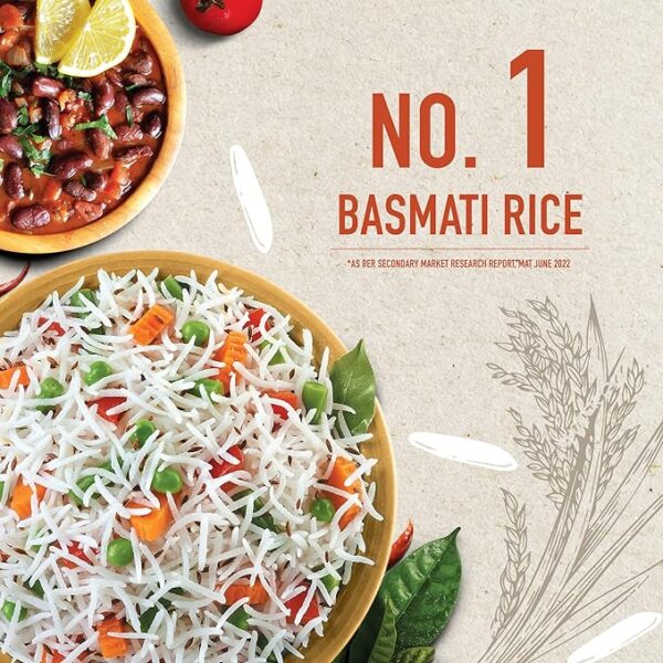 INDIA GATE BASMATI RICE TIBAR 1kg - Image 3