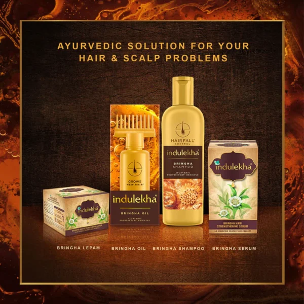 Indulekha Bringha Hair Oil 100ml - Image 5