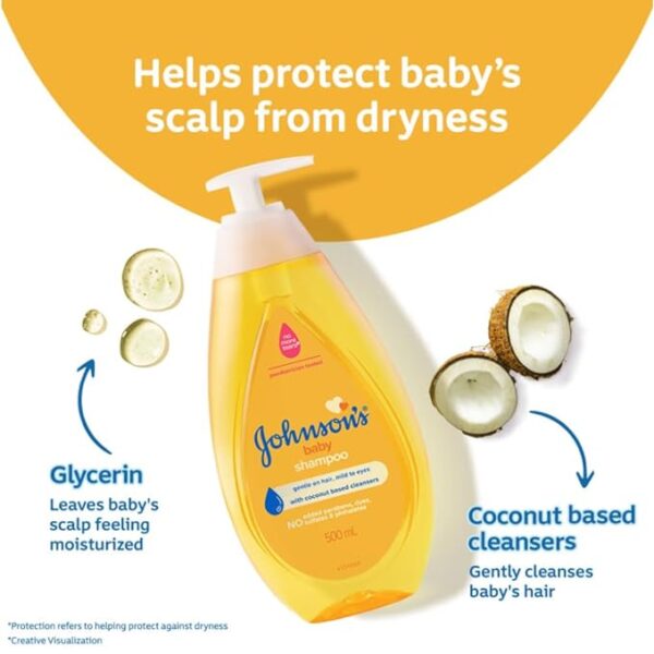 Johnsons Baby Shampoo 100ml - Image 3
