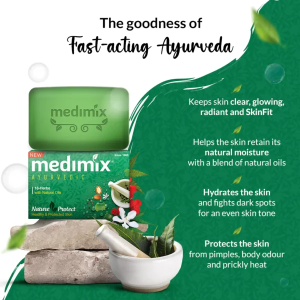 Medimix Classic 18 Herbs Soap 125gm - Image 4