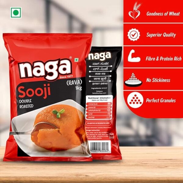 NAGA SOOJI (ரைவ) 500GM - Image 3
