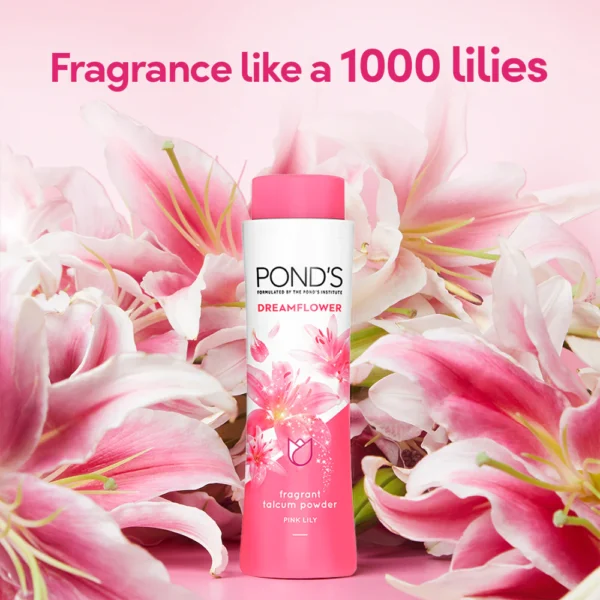 Ponds Dreamflower Fragrant Talcum Powder - Image 2