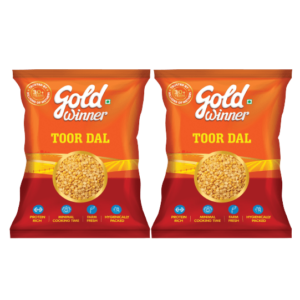 Gold Winner Toor Dal - 1Kg (Pack of 2)